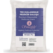 Kazan Hobi Smoothly Premium Tek Kullanımlık Pedikür Galoşu, Profesyonel Salon ve Ev Kullanımı Için, Yırtılmaya Dayanıklı, Steril Üretim, Ayak Bakımı (100)