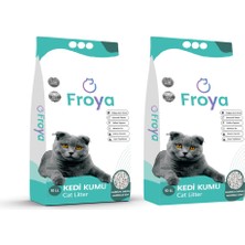 Maskot Froya Marsilya Sabun Kokulu Topaklanan Bentonit Kedi Kumu 10L x 2