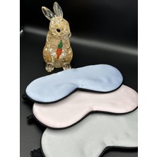 Kazan Hobi Icon SILK%100 Saf Ipek Çocuk Uyku Maskesi Göz Bandı (Pembe Bulut)