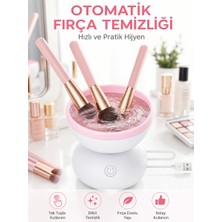 Otomatik Makyaj Fırçası Temizleyici USB Destekli Taşınabilir Cihaz Yeni Nesil - Lisinya