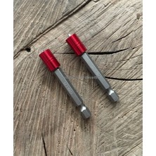 Elka Pz2 Stoplu Vida Sıkma Ucu Mıknatıslı Yıldız Bits Uç Yıldız Uç 65MM 2 Adet