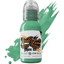 Kazan Hobi Columbus Seafoam - World Famous Ink Dövme Boyası - 1OZ/30ML