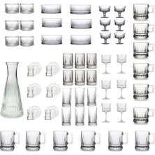 Kazan Hobi Pasabahce Elysia 61 Parça Bardak, Sunumluk, Çerezlik, Dondurmalık Full Çeyiz Seti TYBS5L9COCHFGB6R40