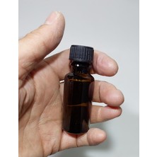 Kazan Hobi Wellline 10 Adet Boş Siyah Kapaklı Kolonya Şişesi Doldurulabilir Cep Amber Renk Cam Parfüm Şişesi 20 ml 8697431773968