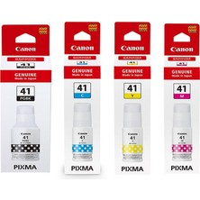 Orjinal Canon Gı-41 Cmyk Mürekkep Seti G2420 G3420 G3460 G2460 G1420 G3411 G2411