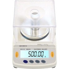 DJ602A Kefeli Hassas Terazi 3000 G Kapasiteli, 0.01 G Hassasiyetle Profesyonel Ölçüm ( Lisinya )