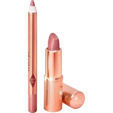 Kazan Hobi Charlotte Tilbury Pillow Talk Duo Set - Seyahat Boyu Ruj (1.5 Gr) + Seyahat Boyu Dudak Kalemi (0.8 Gr) Ruj Seti
