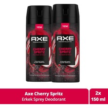 Kazan Hobi Axe Premium Collection Erkek Sprey Deodorant Cherry Spritz, 150 ml X2