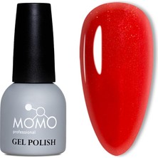 Kazan Hobi Momo Professional Kalıcı Oje S023 Işıltılı Klasik Kırmızı 14 ml