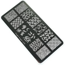 Kazan Hobi Nail Art Stamping Baskı Plakası FVL04