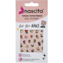 Kazan Hobi Nascita Çiçek Desenli Tırnak Stickerı - 31