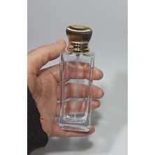 Kazan Hobi Cam Yeniden Dolabilir Sprey Kolonya Parfüm Şişesi 50 ml Gold Elmas Kapaklı Boş Şişe 50 Adet, PRFM-001085