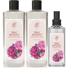 Kazan Hobi Rebul Bouquet Kolonya Seti, 2X250 ml + 100 Ml, Şakayık