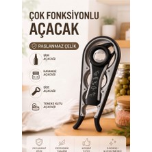 Tiesa Home 2li Kavanoz Konserve Soda Şişe Kapağı Açacağı Açacak Seti