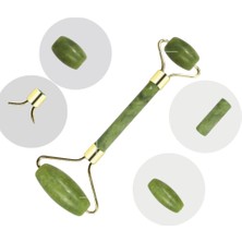 Yeşim Taşı Yüz Bakım Seti Çift Başlıklı Roller ve Gua Sha