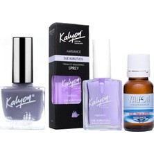 Kazan Hobi Kalyon Oje 309 + Oje Kurutucu Sprey 17 ml + Oje Çözücü
