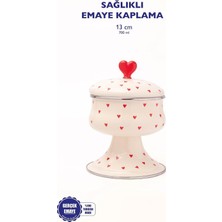 Kazan Hobi Cupid Emaye Şekerlik