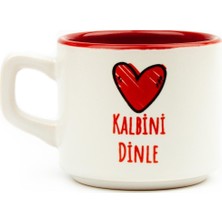 Kazan Hobi Palto Tasarım Kalbini Dinle Beyaz Venüs Kupa - Hediye Seramik Kupa