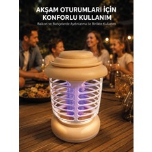 Mor Işık Destekli Kamp ve Bahçe Sinek Kovucu Lamba - Lisinya