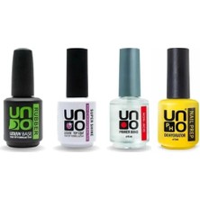 Kazan Hobi Fontenay Süper 4'lü Set (Rubber Basecoat,s.shine Topcoat,primer,dehydrator) 15 ml Şeffaf