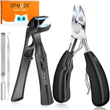 Kazan Hobi Drmode Yaşlılar Için Ayak Tırnağı Makası Kalın Ayak Tırnakları, Açılı Kafa Ergonomik Büyük Tırnak Makası, Yakalayıcı ile Erkekler Için, Ağır Hizmet Podiatrist Ayak Tırnak Makası Batık Çiviler Için