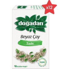 Kazan Hobi Dogadan Beyaz Çay Sade x 12