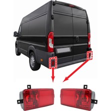 WPI Arka Stop Alt Lamba Seti (Sağ + Sol) ( Citroen Jumper 06> / Fiat Ducato 06> / Peugeot Boxer 06> ) Oem: 1355876080 / 469707486 / 6351.CN / PB636 / PB635