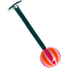 Kazan Hobi Rouge Labret Stud 316 L Bioplast Piercing TDGR00930
