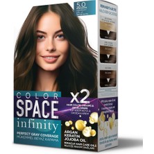 Kazan Hobi Color Space Infınıty Set Saç Boyası 5.0 Açık Kahve