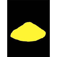 Kazan Hobi Fosfor Tozu, Karanlıkta Parlayan, Renkli Şeffaf Reçine Uyumlu, 5gr (Sarı)