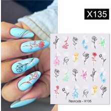 Kazan Hobi Tırnakmania Su Transferli Nail Art Sticker X135 (53925-1) 3967