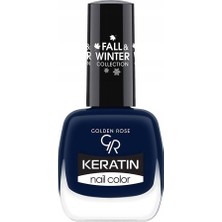 Kazan Hobi Golden Rose Keratin Fall & Winter Nail Color No: 214 - Keratin Oje Kış Koleksiyonu