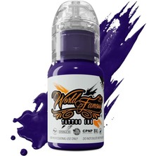 Kazan Hobi Amsterdam Purple - World Famous Ink Dövme Boyası - 1/2oz/15 ml