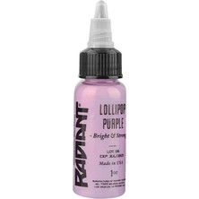 Kazan Hobi Lollipop Purple - Radiant Tattoo Dövme Boyası - 1OZ/30ML