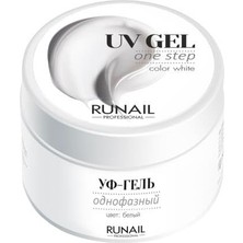 Kazan Hobi Protez Tırnak Uv Gel One Step White (Beyaz) 15GR.