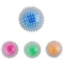 Kazan Hobi Pawise Flash Bouncer Ball Işıklı Şeffaf Plastik Top Kedi Oyuncağı 8 cm