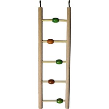 Kazan Hobi Boncuklu Ahşap Kuş Merdiveni 7X25 cm