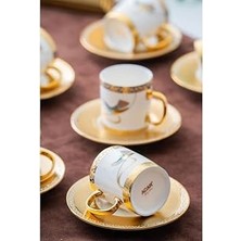 Kazan Hobi Acar Stork 6 Kişilik Kahve Fincanı Takımı - 90 ml