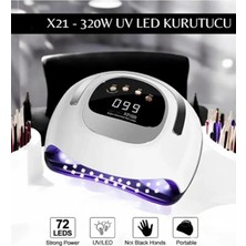 Kazan Hobi Fontenay x 21 Uv LED Tırnak Kurutucu 320 W 72 Uv LED Protez Tırnak Kalıcı Oje Kurutma Makinesi