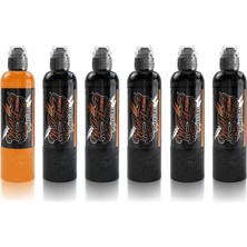 Kazan Hobi World Famous Ink Five Stage Shading 5’li Gölge Boyası Seti 4oz (120 Ml) + Solüsyon