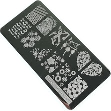 Kazan Hobi Nail Art Stamping Baskı Plakası VV07