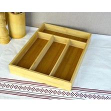 Gees Global 25X32 cm Ahşap Çekmece Içi Kaşıklık