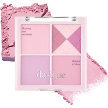 Kazan Hobi Dasique Blending Mood Cheek #05 Violet Knit L Vegan, Hayvanlar Üzerinde Denenmemiştir, Hafif, Uzun Ömürlü, Yumuşak Pudrada 4 Karıştırılabilir Renk Tonu