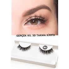 Kazan Hobi Ruby Face Doğal Görünümlü Gerçek Kıl Tam Boy Ipek Takma Kirpik (1 Çift) - Mink Eyelash No: M05
