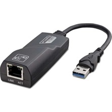 Gees Global Ethernet Card Usb3.0 1000MBPS Siyah