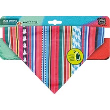 Kazan Hobi M-Pets Urban Style Jazz Strıpes Bandana Collar (L)