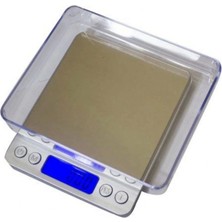Kare Laboratuvar ve Kuyumcu Hassas Terazi 500 gr 0.1-2 kg 0.01 ( Lisinya )
