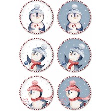Kazan Hobi The Mia Penguin Pasta Tabağı 6 Lı Set 19 cm
