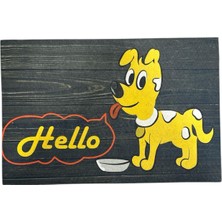 Glipet Amerikan Servis Mama ve Su Kabı Paspası 60X45- Hello Köpek