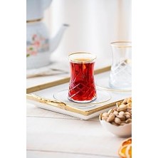 Kazan Hobi Acar Roland Gold 12 Parça Çay Seti HMS-06750